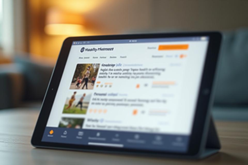 A blurred, dynamic mockup of community forum posts showing member activity